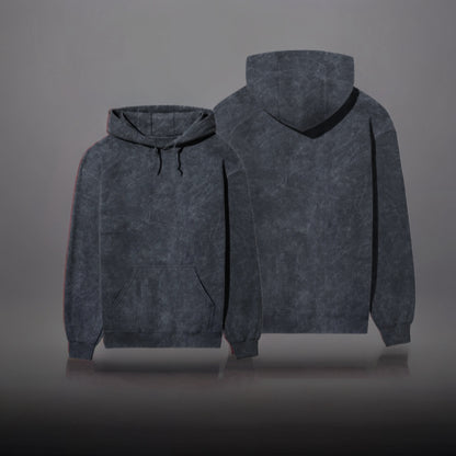 Blue Acid wash / Premium Hoodie