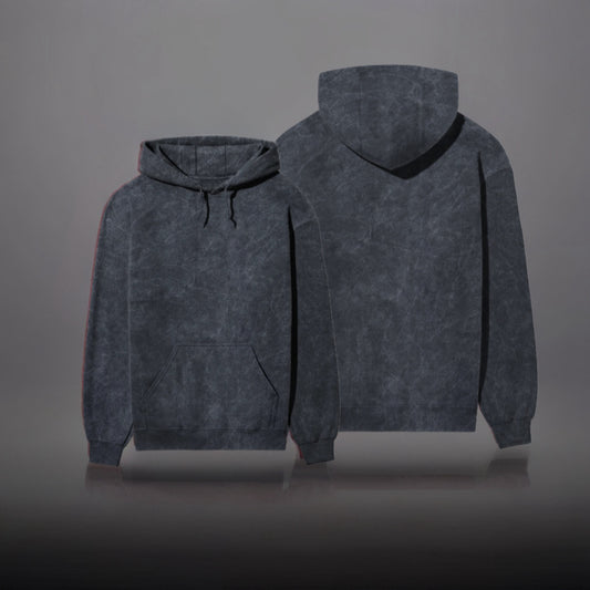 Blue Acid wash / Premium Hoodie