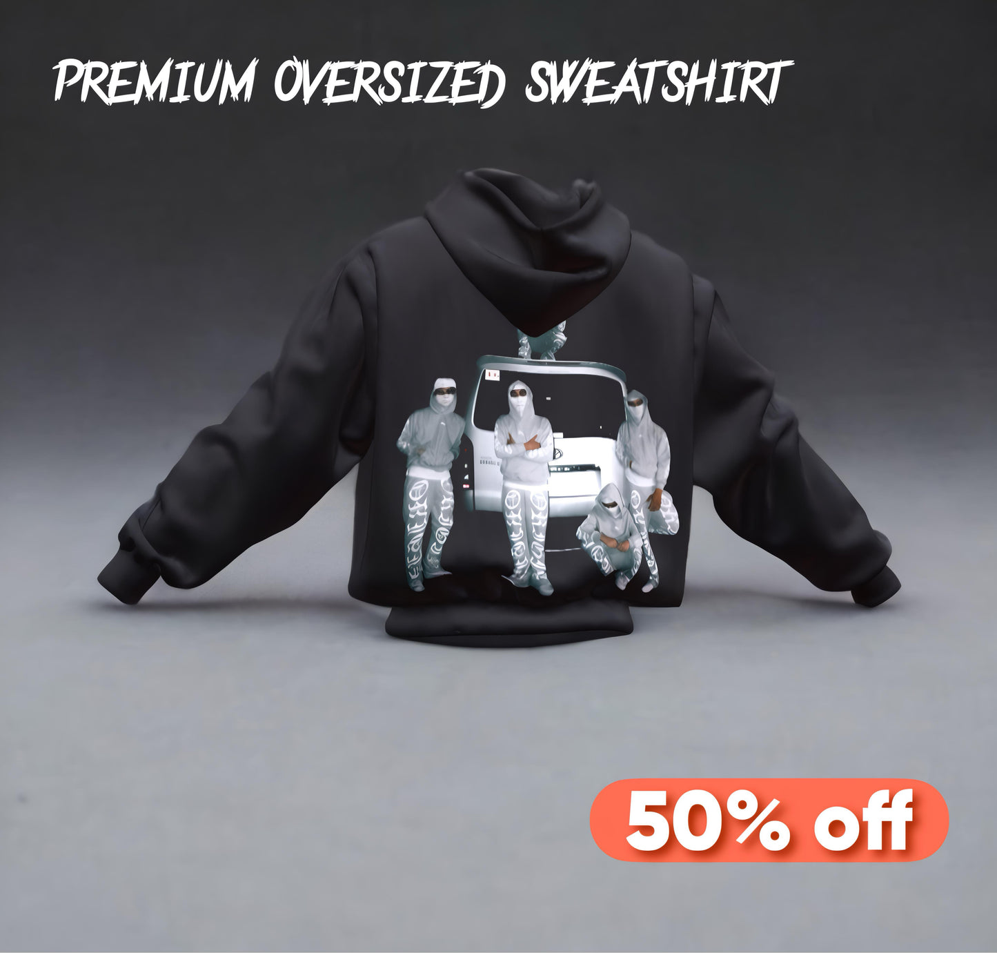 Gangster / premium Oversized Hoodie
