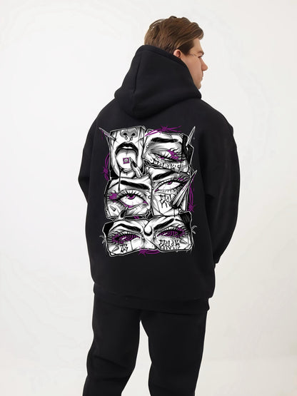 Crazy lady / Oversized Premium Hoodie